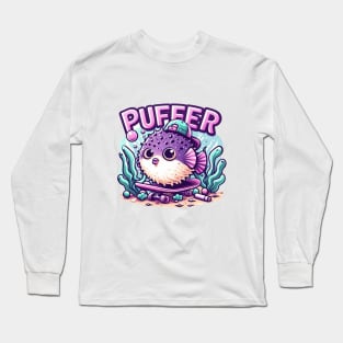 Puffer Fish Long Sleeve T-Shirt